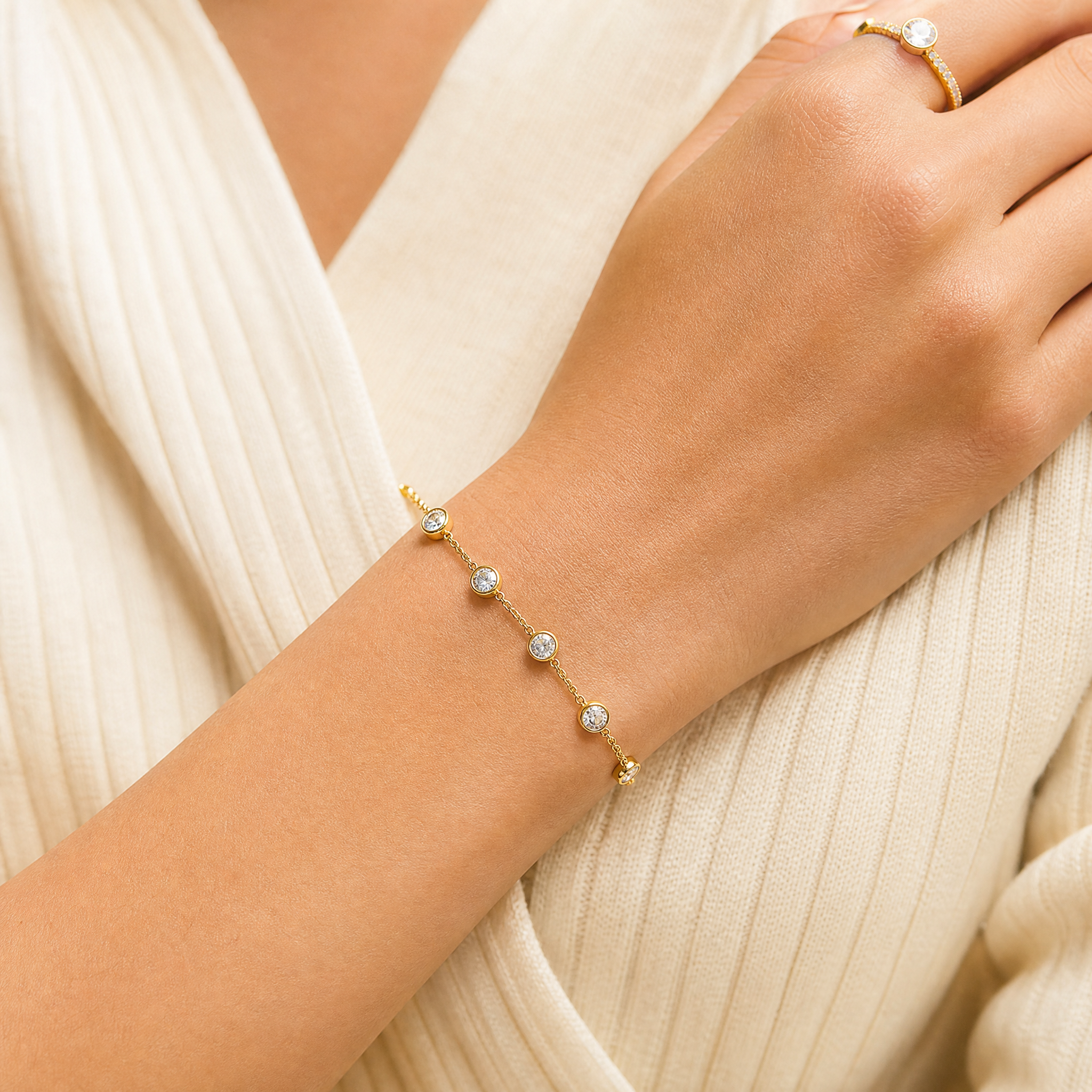 Bezel Station Bracelet view 2