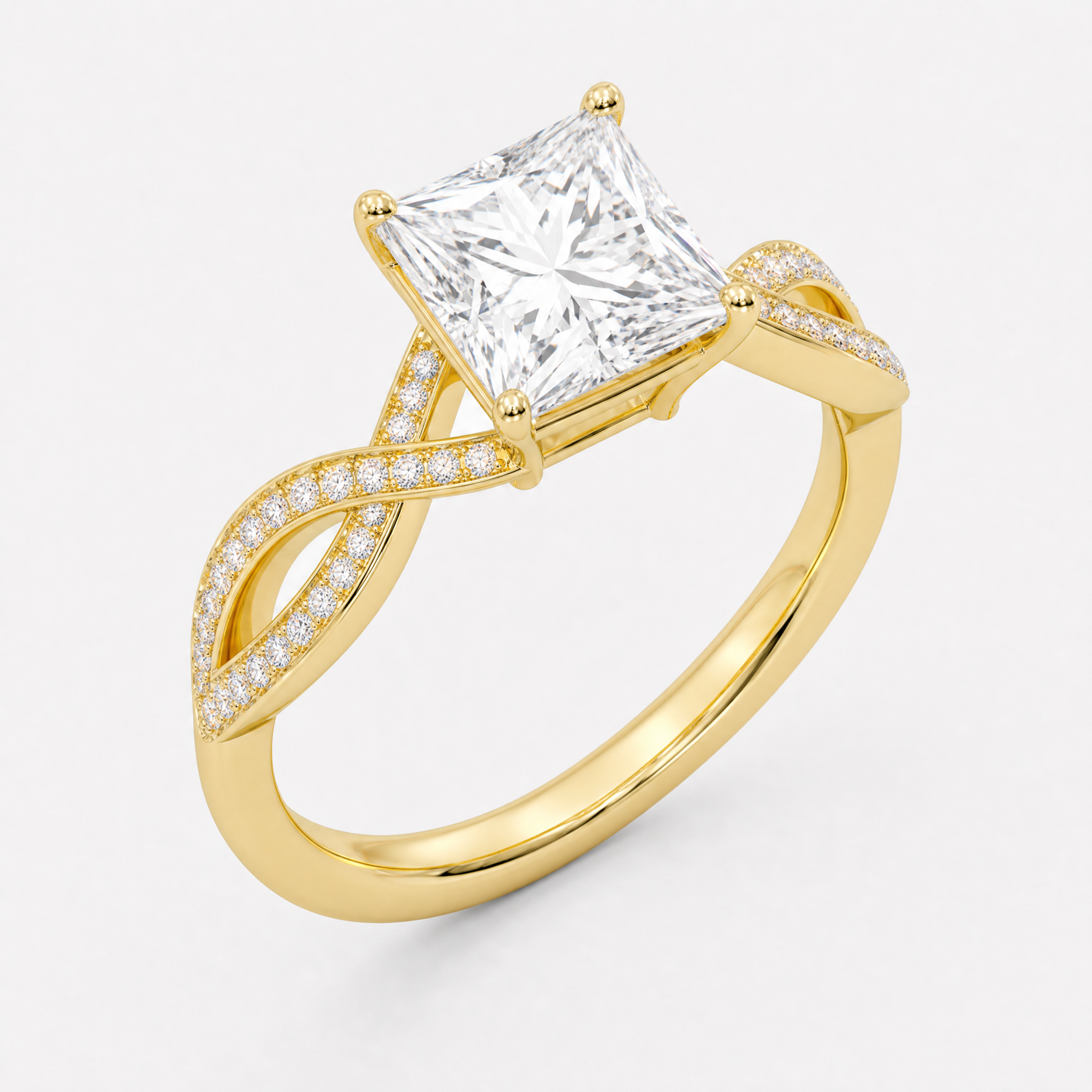 Princess Infinity Band Ring view 2